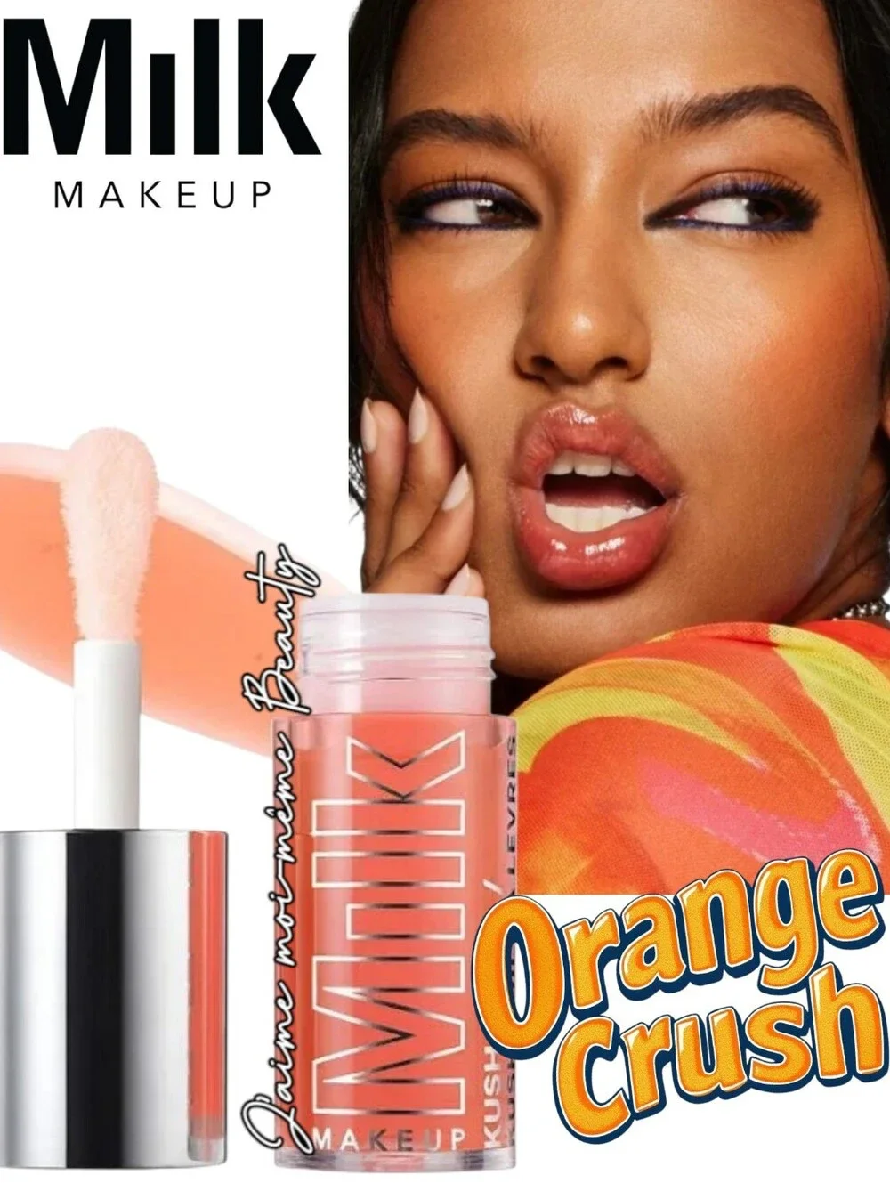 Milk Makeup Kush Lip Oil - Orange Crush - Hydrating And Plumping - New